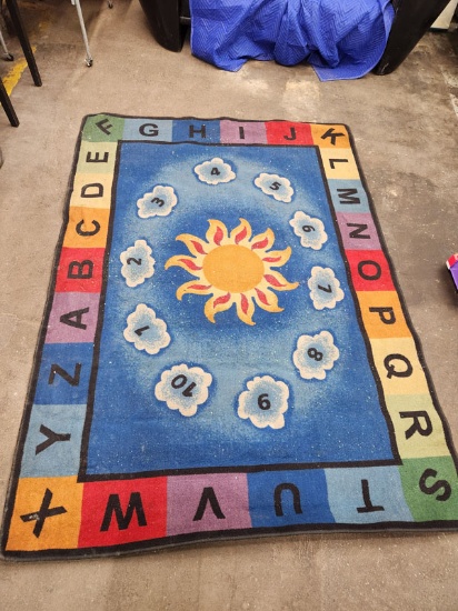 DAYCARE AREA RUG - ALPHABET AND NUMBERS - 8'2" X 6'