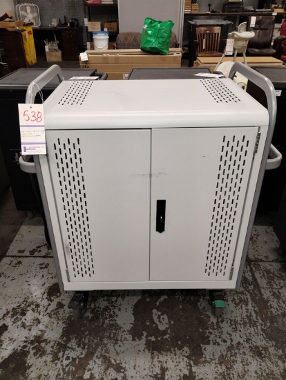BRETFORD LAPTOP CART - MODEL MDMLAP30 - 39" X 23" X 43"