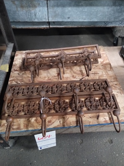 LOT OF WALL MOUNT HOOKS