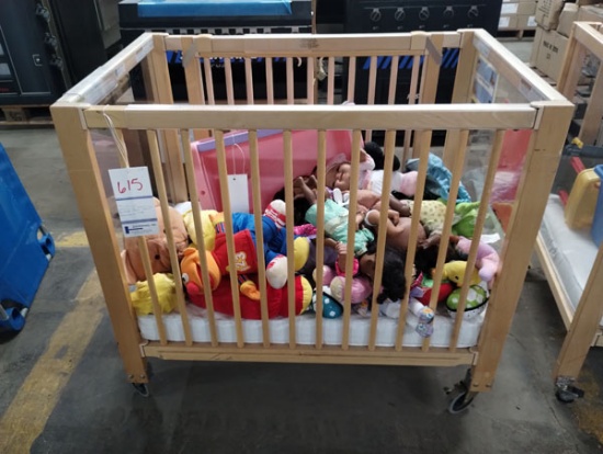 COMMUNITY PLAYTHINGS G258  CLEARVIEW EVACUATION CRIB 40" X 26" X 37