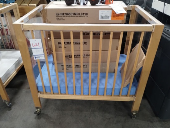COMMUNITY PLAYTHINGS 233RC BACK SAFE CLEAR VIEW CRIB 40" X 26" X 37"