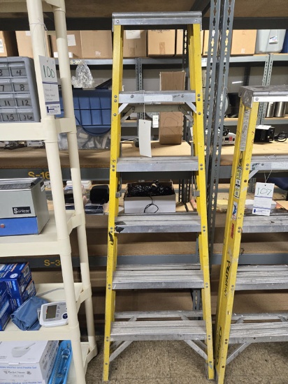 6' WERNER FIBERGLASS STEP LADDER