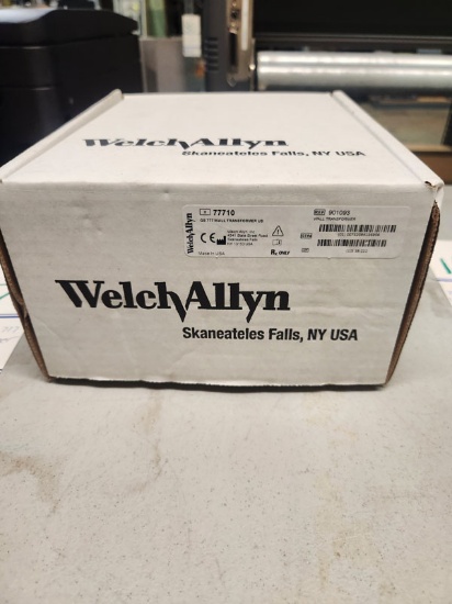 NEW WELCH ALLYN GS 777 WALL TRANSFORMER - P/N 723553 - RX ONLY - YOU MUST PROVIDE CREDENTIALS TO PUR