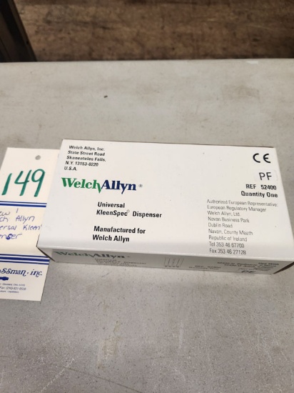 NEW WELCH ALLYN UNIVERSAL KLEEN SPEC DISPENSER