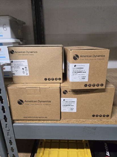 4 NEW AMERICAN DYNAMIC SECURITY CAMERAS - INDOOR / OUTDOOR