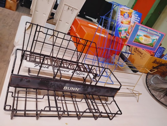 LOT OF DISPLAY RACKS