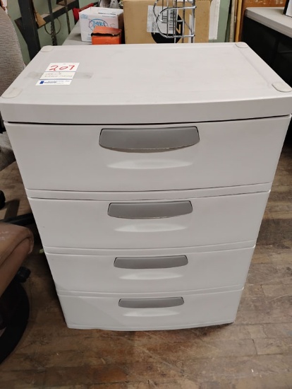 STERILITE 4 DRAWER CABINET