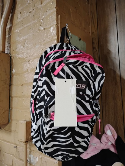 JANSPORT ZEBRA PRINT BACKPACK