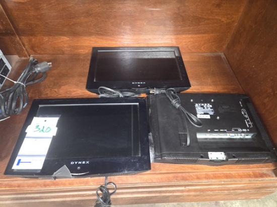 3 DYNEX 15" LED TVS - MODEL DX-15E220A12