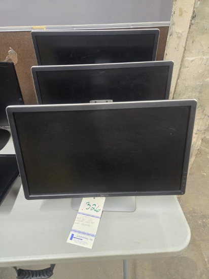 3 DELL 22" MONITORS - MODEL P2214HB