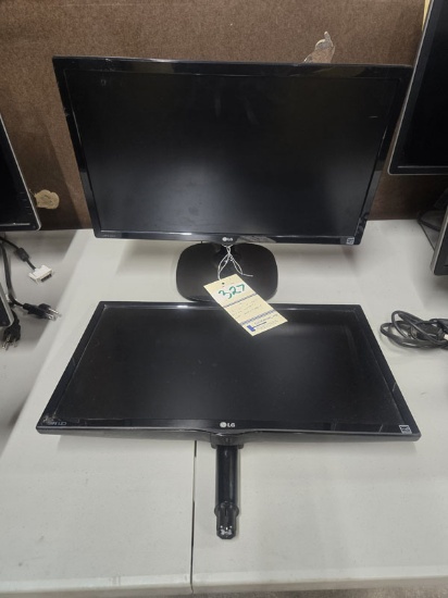 2 LG 22" I[S MULTI TASK MONITORS - MODEL 22MC57HQ-P