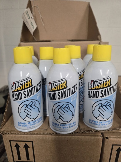 5 CASES OF BLASTER HAND SANITIZER