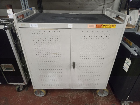 BRETFORD LAPTOP CART 42.5" X 24" X 50.5" - MODEL LAP30ERBFR-GM