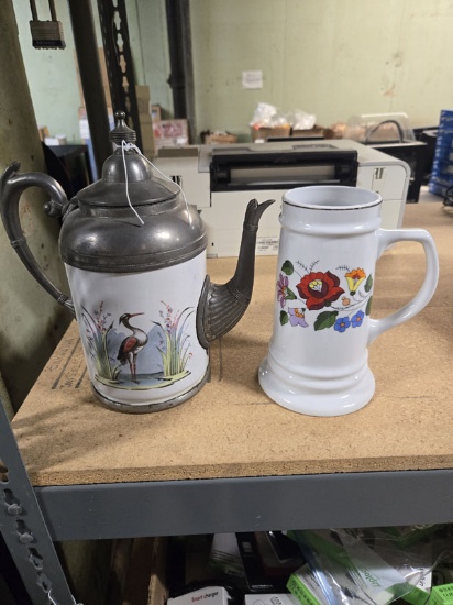 VINTAGE TEAPOT AND MUG
