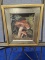 FRAMED ESTER RATONI NAGY MUSHROOMS ON CANVAS PAINTING - ARTIST SIGNED - 12