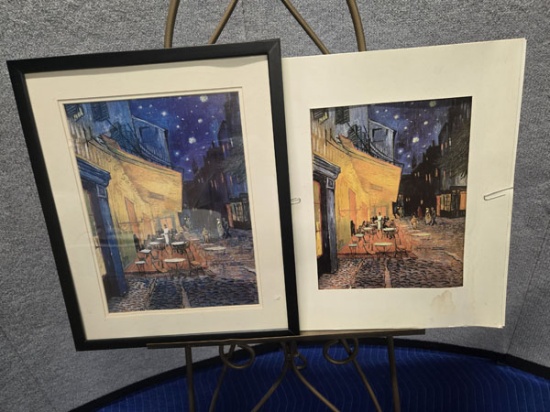 SET OF VAN GOGH "CAFÉ TERRACE AT NIGHT" PRINTS