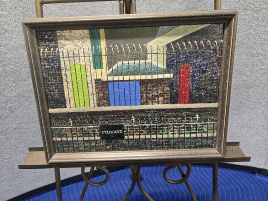 FRAMED PAINTING BY UNKNOWN ARTIST - 16.5" X 12.5"