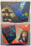 SET OF PAITINGS ON CANVAS MEASURING 40