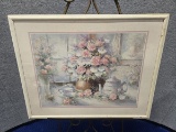FRAMED FLORAL ART - AS IS - 29.5
