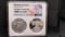 U.S. 2020 SILVER EAGLE 2 COIN $1 PROOF SET - PF70 ULTRA CAMEO