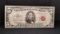 U.S. 1963 RED SEAL $5 BILL - SERIAL # A20191706A