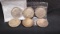 (6) KENNEDY HALF DOLLARS (4) SILVER 1964, 1966 AND 1968-D