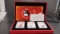 SET OF (3) 2021 CHINA 30 GRAM SILVER 10 YUAN PANDA COINS IN DISPLAY CASE - (G, S AND Y) - FIRST RELE