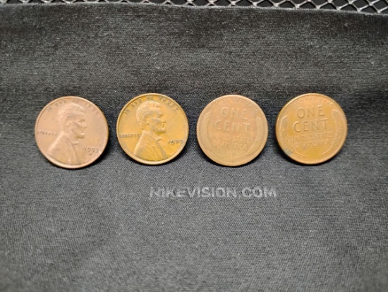 (18) USA WHEAT PENNIES 1917-1958