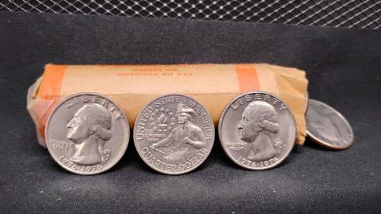 ROLL OF BICENTENNIAL QUARTERS 1776-1976