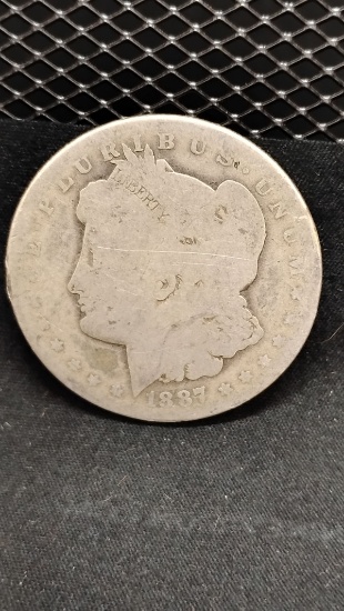 U.S. 1887-O SILVER MORGAN DOLLAR