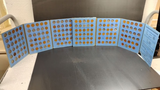 (2) U.S. LINCOLN HEAD CENT COLLECTORS BOOKLETS FROM 1909 TO 1995 (91 PENNIES)