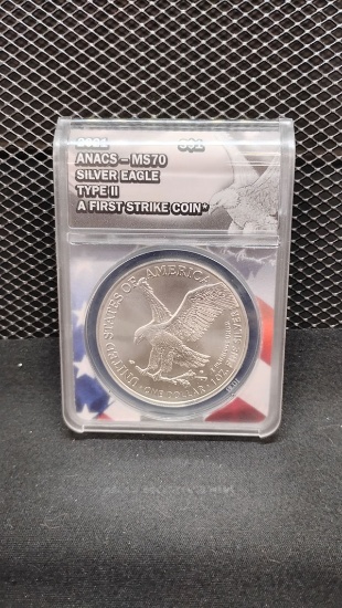 2021 U.S. $1 SILVER EAGLE COIN - TYPE 2 - FIRST STRIKE COIN - MS70