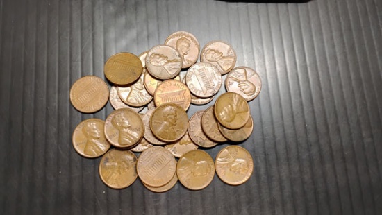 (31) U.S. LINCOLN PENNIES 1960-1966