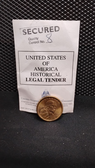 2000-P U.S. GOLD SACAGAWEA DOLLAR COIN