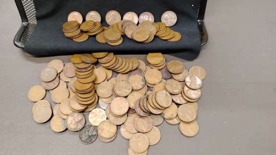 (170) U.S. LINCOLN WHEAT PENNIES 1909-1959