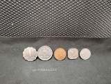 (15) ASSORTED FOREIGN COINS