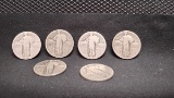 (6) SILVER U.S. STANDING LIBERTY QUARTERS 1928-1930