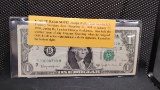 1963-B SCARCE $1 BARR NOTE - SERIAL # B33004769H