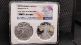 U.S. 2020 SILVER EAGLE 2 COIN $1 PROOF SET - PF70 ULTRA CAMEO