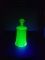 URANIUM GLASS BELL 9-3/4