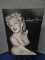 BLACK AND WHITE WOODEN MARILYN MONROE PICTURE 2' X 3'