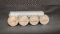 (45) JEFFERSON NICKELS (9) 1947, (9) 1948, (2) 1949, 1959, (19) 1960, (12) 1961, 1963, 1965 AND 1966