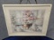 FRAMED FLORAL ART - AS IS - 29.5