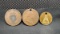 (3) COLLECTIBLE TOKENS - GEORGE WASHINGTON BICENTENNIAL TOKEN, AMVETS TOKEN AND NEW YORK CATHEDRAL C