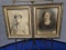 SET OF 2 VINTAGE PHOTOS IN MATCHING FRAMES MEASURING 11