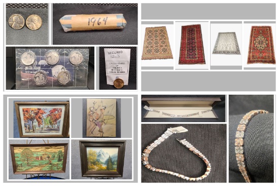 ART, COINS, JEWELRY & RUGS JAN 12TH