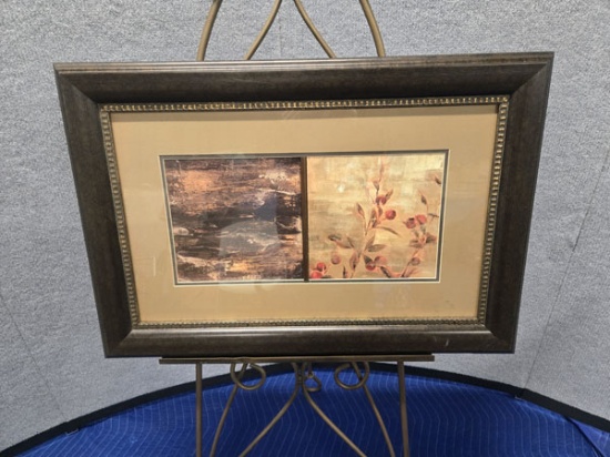 DECORATIVE FRAMED ART 21.5" X 31.5"
