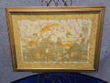 FRAMED DIETRICH GRUNEWALD FLORAL ON CANVAS - 36
