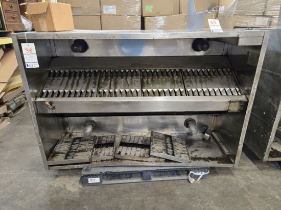 GREENHECK 6' X 4' EXHAUST HOOD WITH FAN