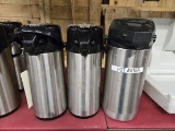 3 STAINLESS STEEL LINED AIRPOTS